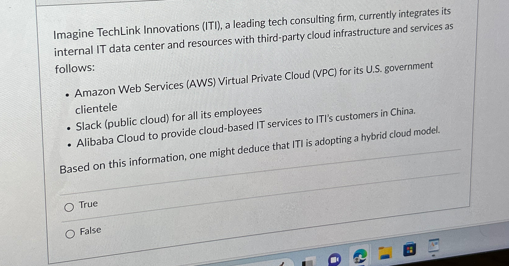 Imagine TechLink Innovations (ITI), ﻿a leading tech | Chegg.com