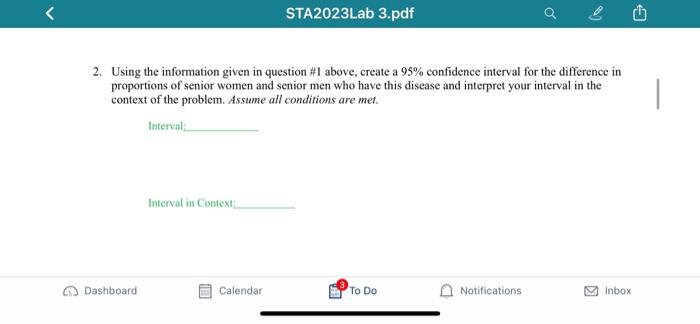 Solved STA2023Lab 3.pdf a e (Questions 1- 4 focus on | Chegg.com