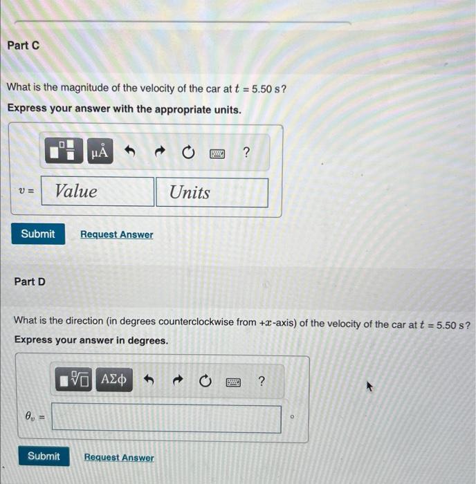 Solved A remotecontrolled car is moving in a vacant parking