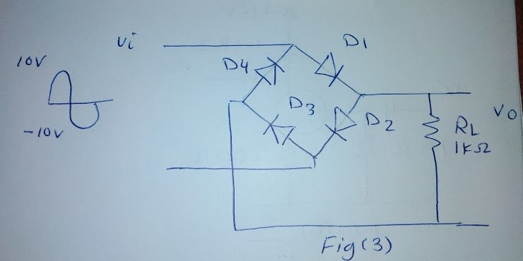 Solved Determine Vo of the circuit in fig(3) if Vi of 10 v | Chegg.com