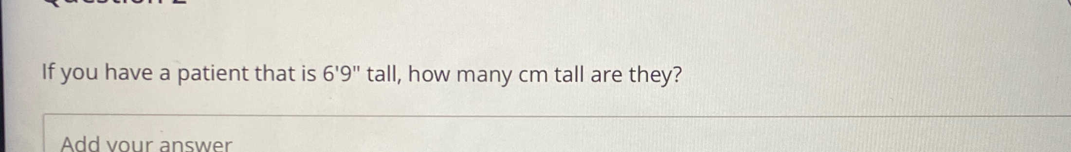 how tall is 5 9 in cms