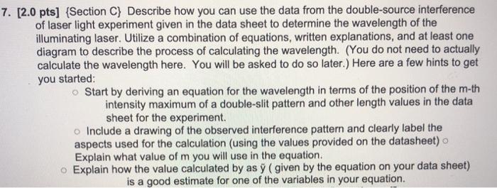Solved Lab 4 - Wave Optics: Interference and Diffraction | Chegg.com