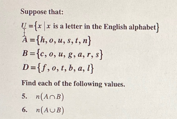 Suppose That X Is A Letter In The English Chegg Com