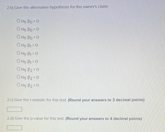 Solved An owner of an ice cream shop wants to determine the | Chegg.com