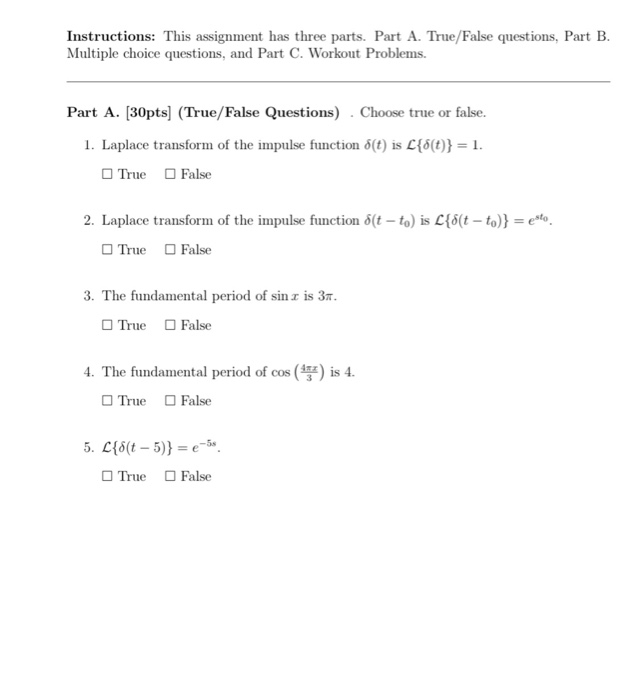 Solved Instructions: This assignment has three parts. Part | Chegg.com