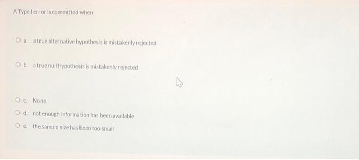 Solved A Typel error is committed when O a a true | Chegg.com