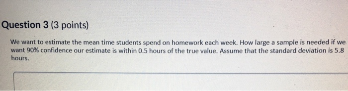Solved Question 1 (3 points) An urban economist wishes to | Chegg.com
