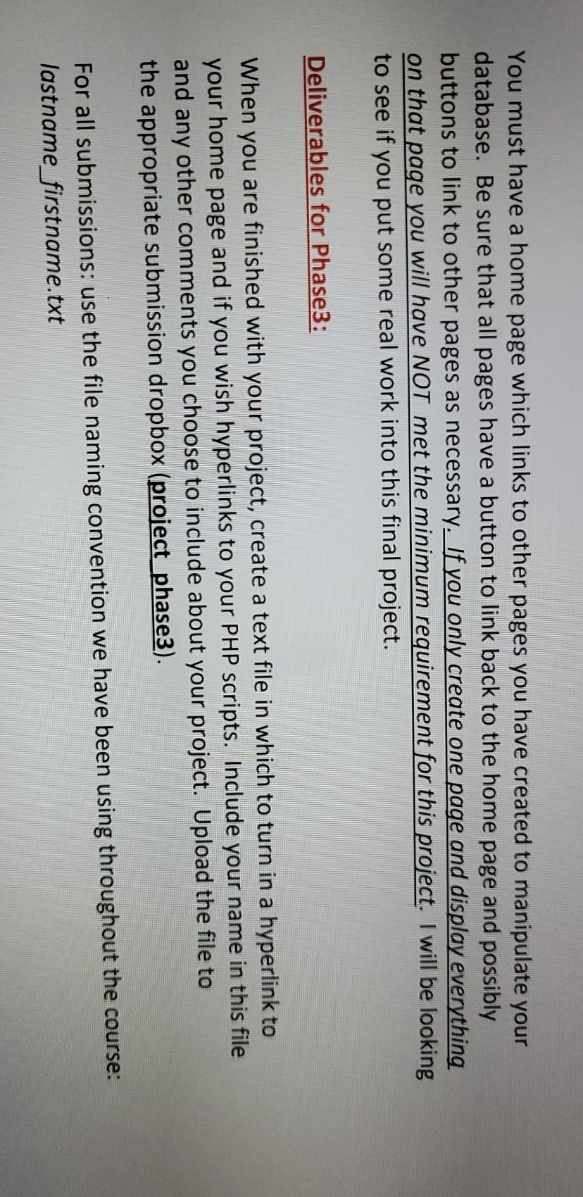 Course Project Instructions and Guidelines The course | Chegg.com