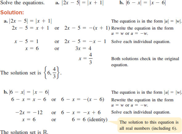 Solved: For Exercise, solve the equations. (See Examples 5–6)6 ...