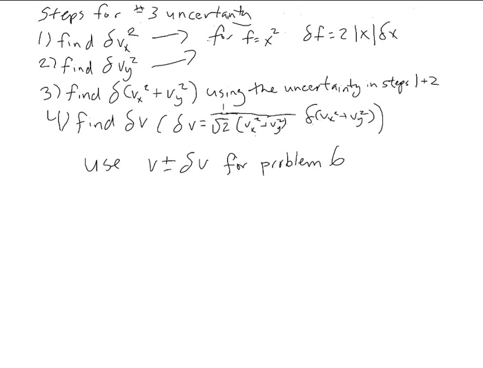 Solved Exercises Complete These Calculations Of Uncertainty | Chegg.com