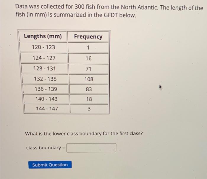 solved-data-was-collected-for-300-fish-from-the-north-chegg