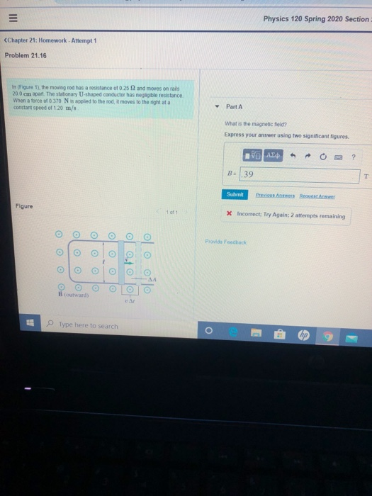 Solved Physics 120 Spring 2020 Section Chapter 21: Homework | Chegg.com