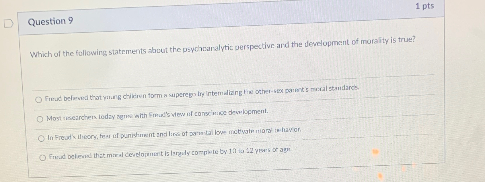 Solved Question 9Which of the following statements about the | Chegg.com