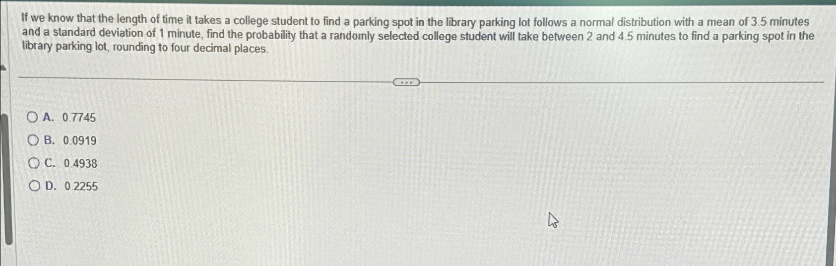 Solved If we know that the length of time it takes a college | Chegg.com