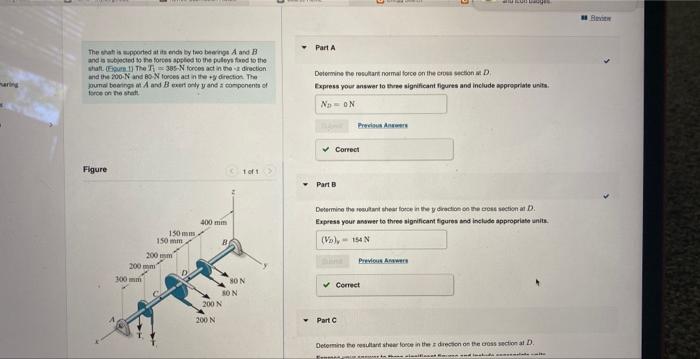 Solved Figure Part B Expeess your answer to three | Chegg.com