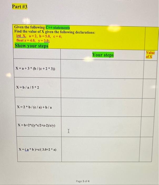 Solved Part#3 Page 3 of 4 | Chegg.com
