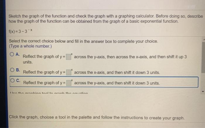 Solved Sketch the graph of the function and check the graph | Chegg.com