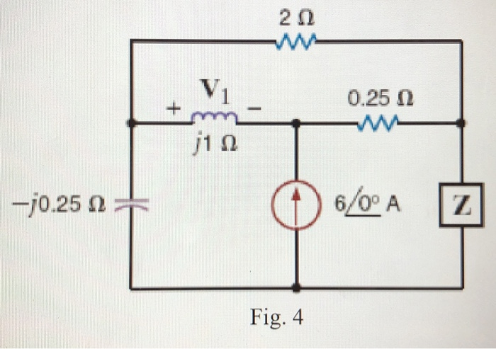 Solved Q5. For the circuit of Fig. 4, find a. The current | Chegg.com