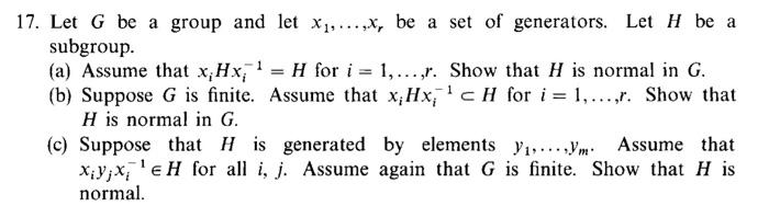 Solved Let G Be A Group And Let X Xr Be A Set Of Chegg Com