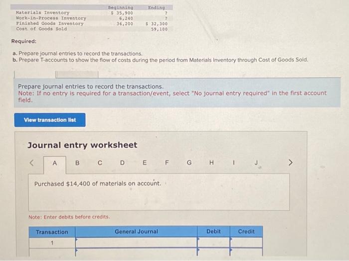 Solved . Prepare journal entries to record the transactions. | Chegg.com