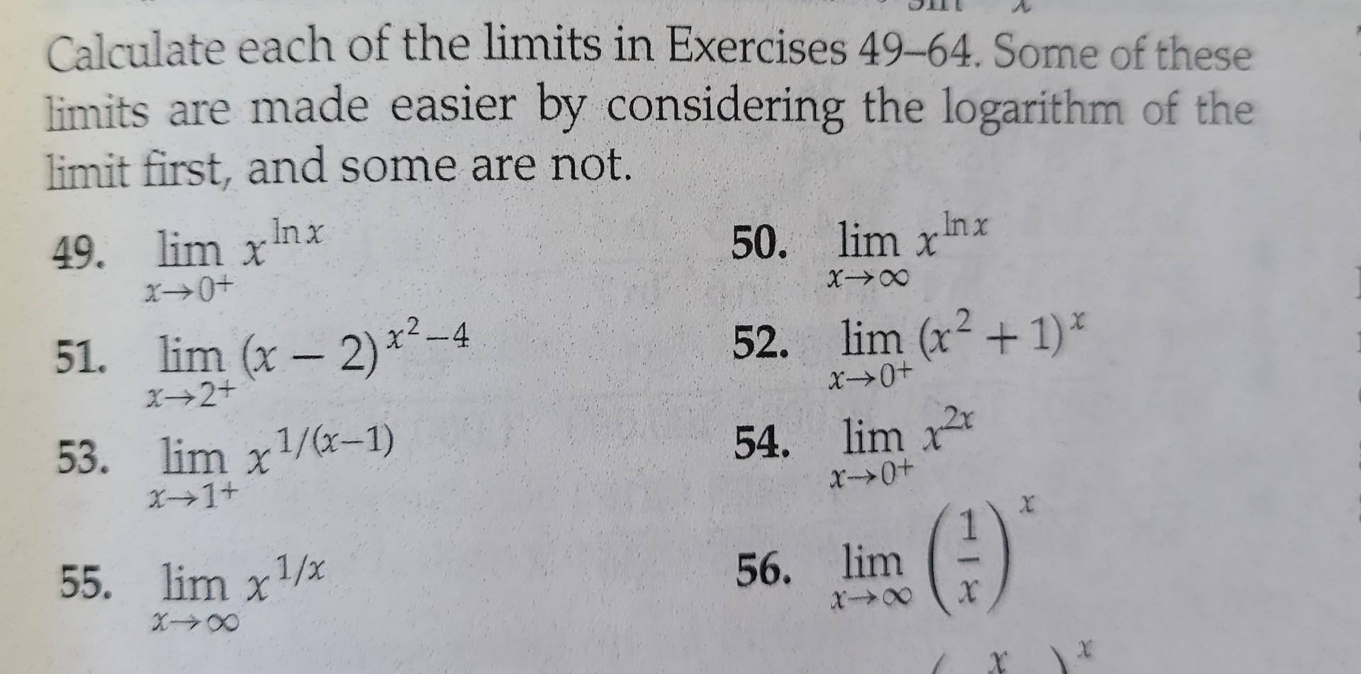 Solved Help on numbers 49 and 55, please. The chapter is on | Chegg.com