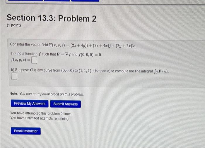 Solved Consider The Vector Field | Chegg.com