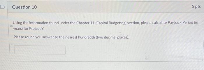 Solved For Chapter 11 Capital Budgeting Questions Assume Chegg