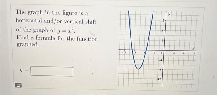 Solved The graph in the figure is a horizontal and/or | Chegg.com