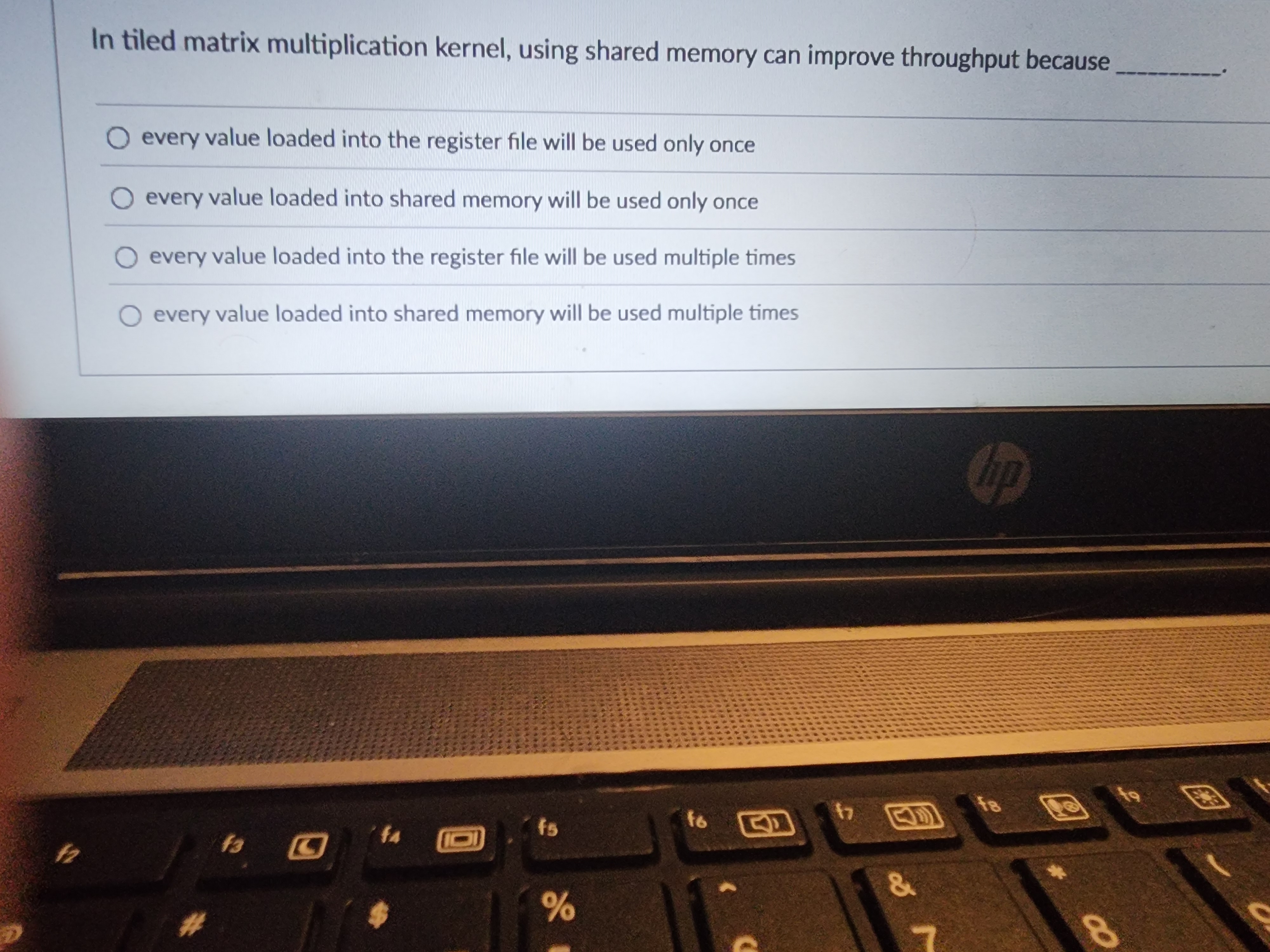 Solved In tiled matrix multiplication kernel, using shared | Chegg.com