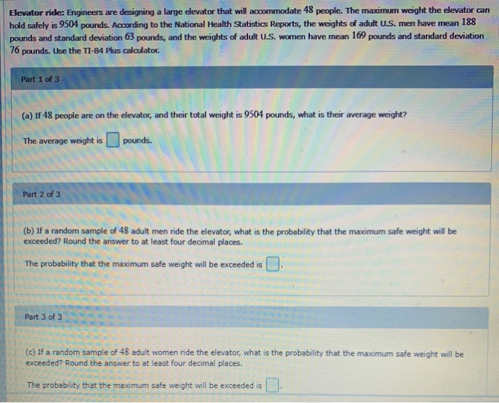 Solved Elevator ride Engineers are designing a large