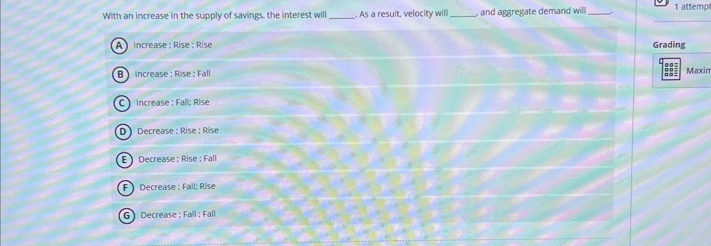 Solved With an increase in the supply of savings, the | Chegg.com