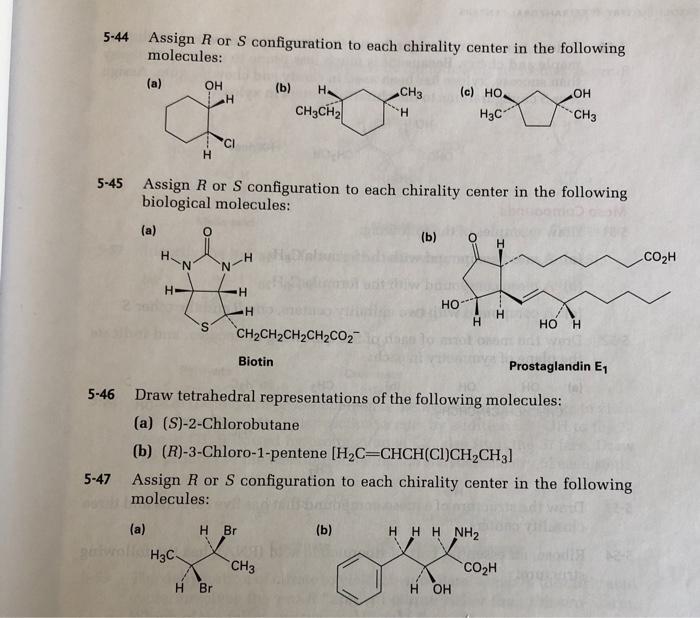 Solved 5 44 For Each Of The Following Pairs Of Compounds Chegg Com