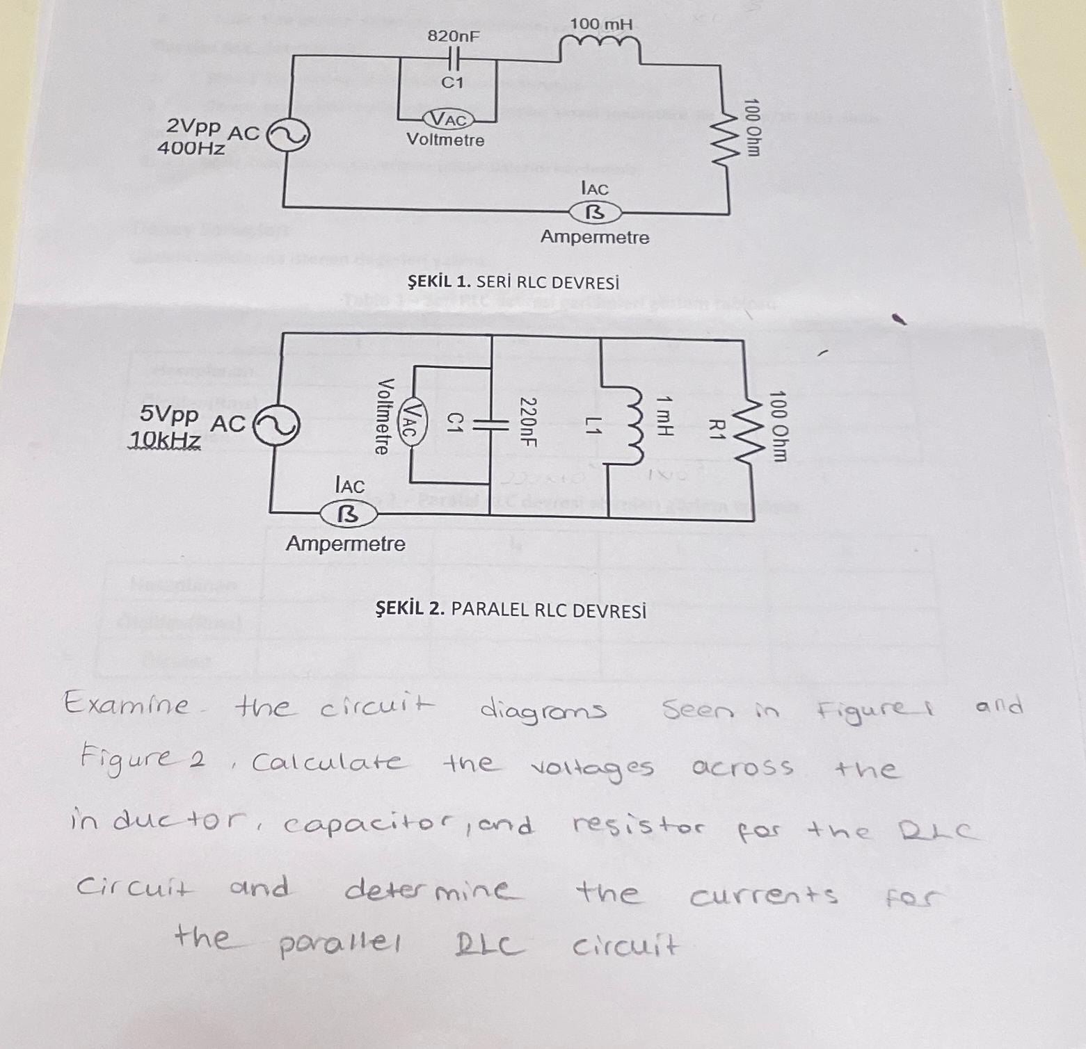 Solved Examine the circuit diagrams seen in figure i and | Chegg.com