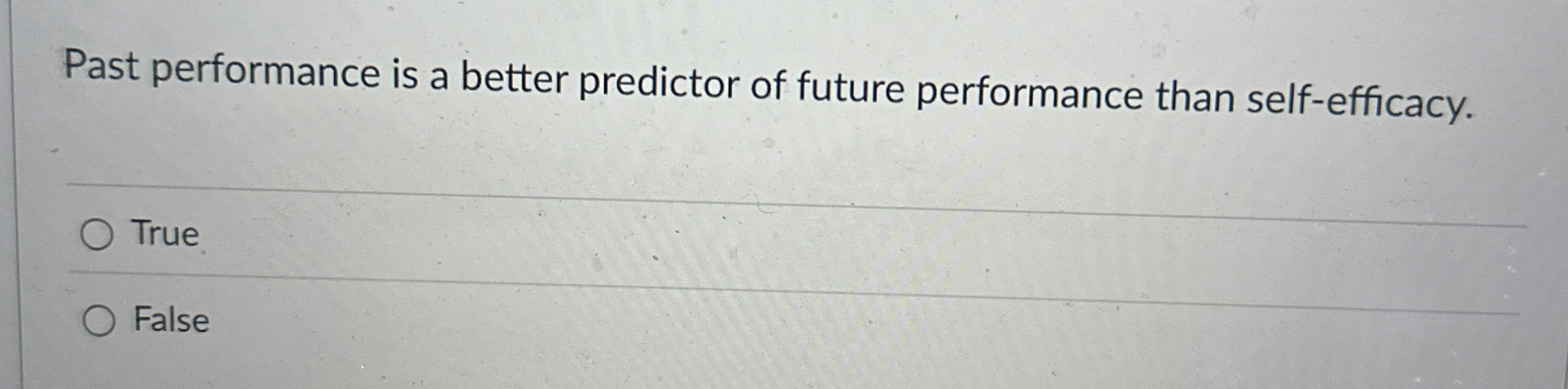 Solved Past performance is a better predictor of future | Chegg.com