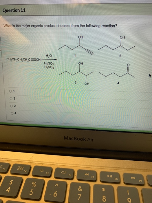 Solved what is the major organic product obtained from the | Chegg.com