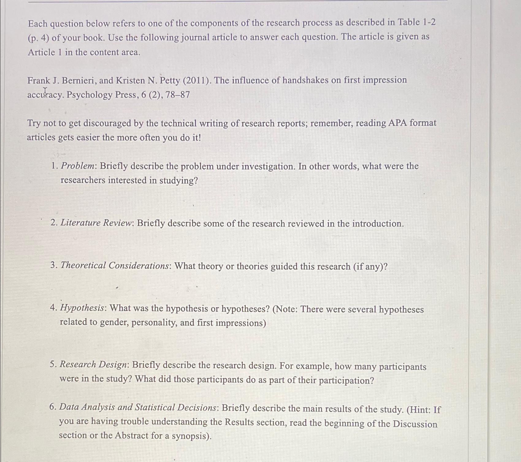 Solved Each question below refers to one of the components | Chegg.com