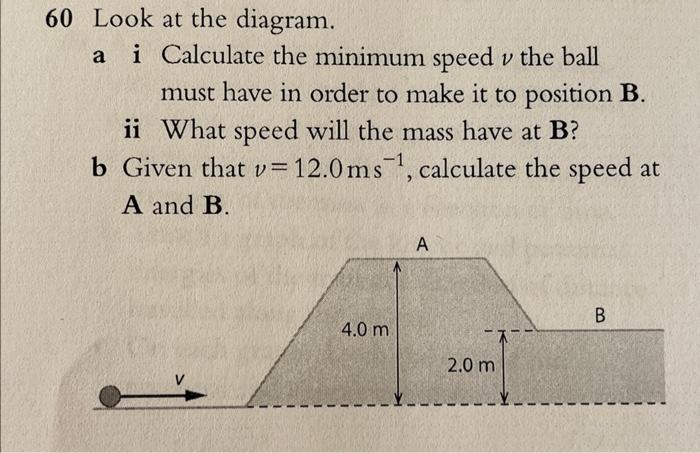 Solved 60 Look at the diagram. a i Calculate the minimum | Chegg.com