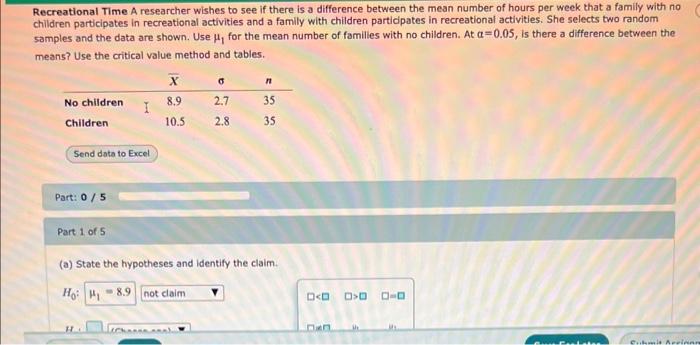 state the hypothesis and identify the claim calculator