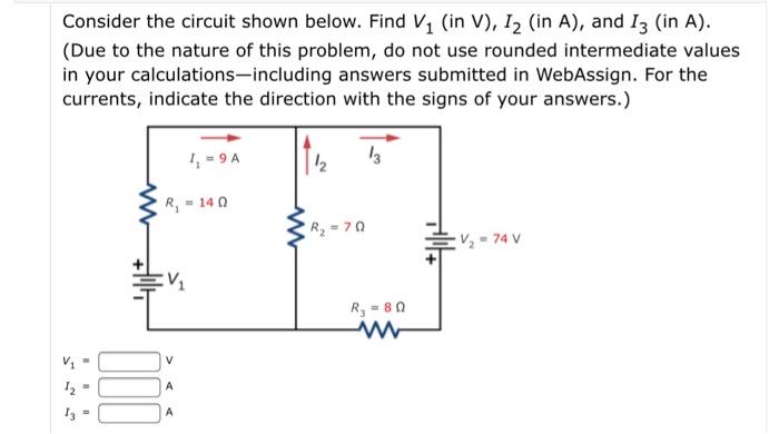 Solved Consider the circuit shown below. Find V1 (in V), 12 | Chegg.com