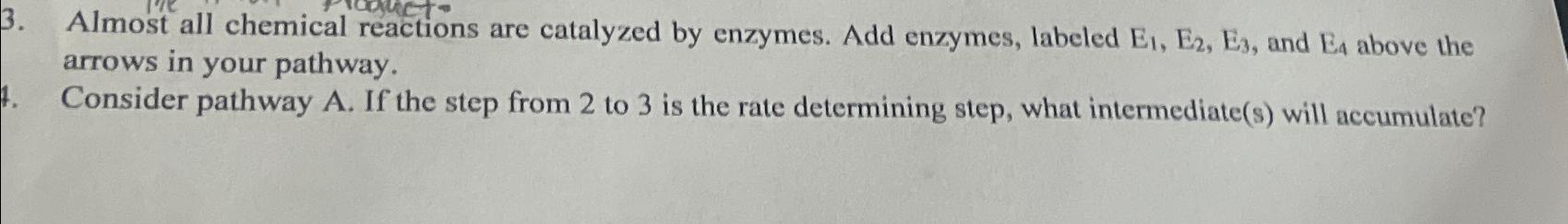 Solved Almost all chemical reactions are catalyzed by | Chegg.com