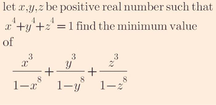 Solved How to find the minimum of the expression? do i have | Chegg.com