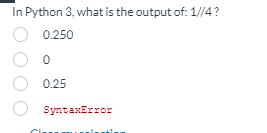 Solved In Python 3 , ﻿what is the output of: | Chegg.com