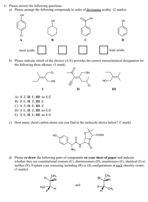 Solved 1 Please Answer The Following Questions A Pleas Chegg Com