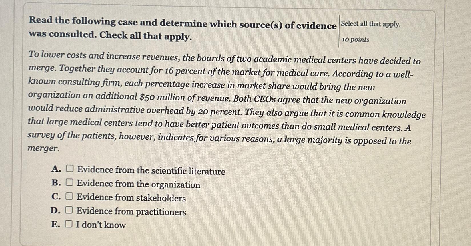Solved Read the following case and determine which source(s) | Chegg.com
