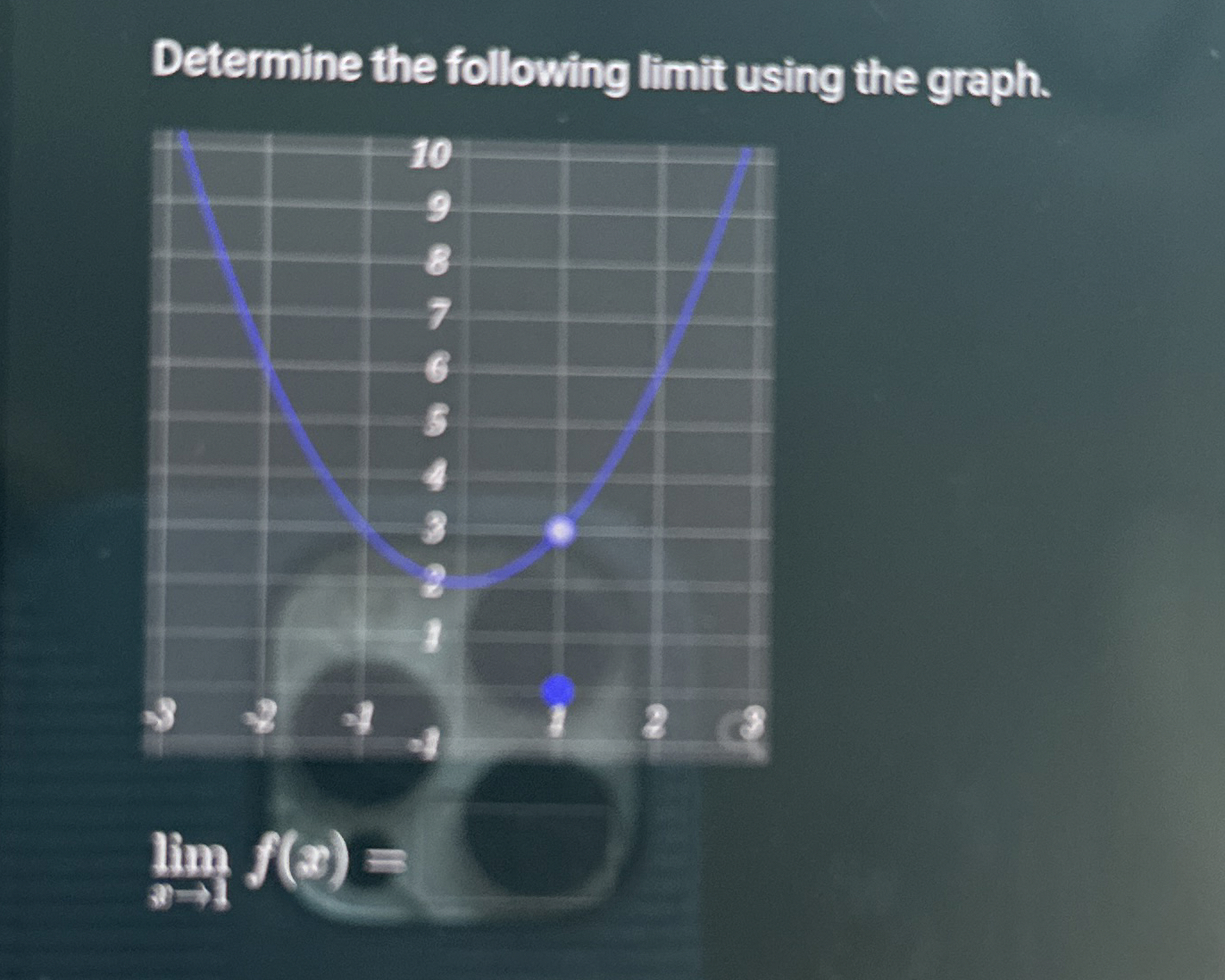 Determine the following limit using the | Chegg.com