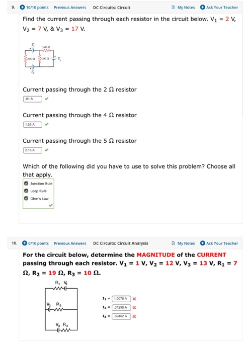 Solved please answer both questions 9 & 10. For number 10, I | Chegg.com