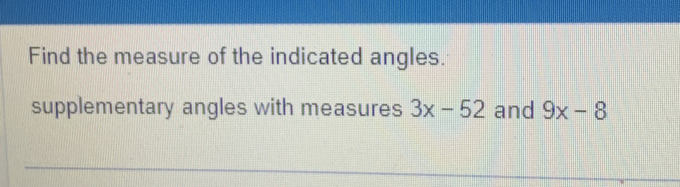 Solved Find the measure of the indicated | Chegg.com