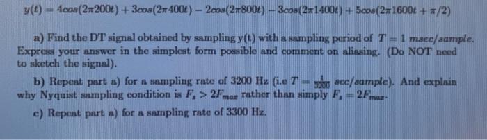 Solved This Is For A Digital Signal Processing Class,please | Chegg.com