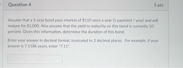 solved-assume-that-a-5-year-bond-pays-interest-of-110-once-chegg
