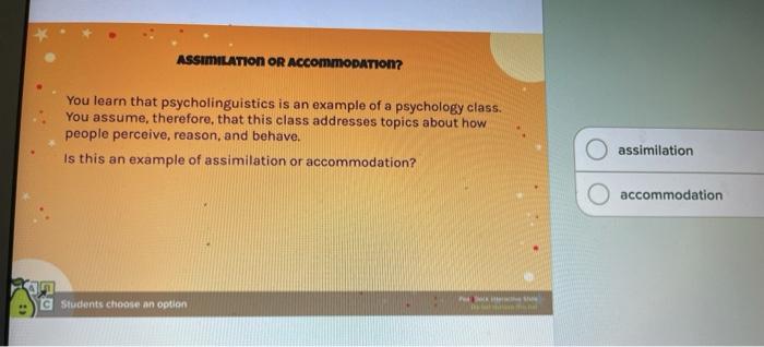 Assimilation Psychology